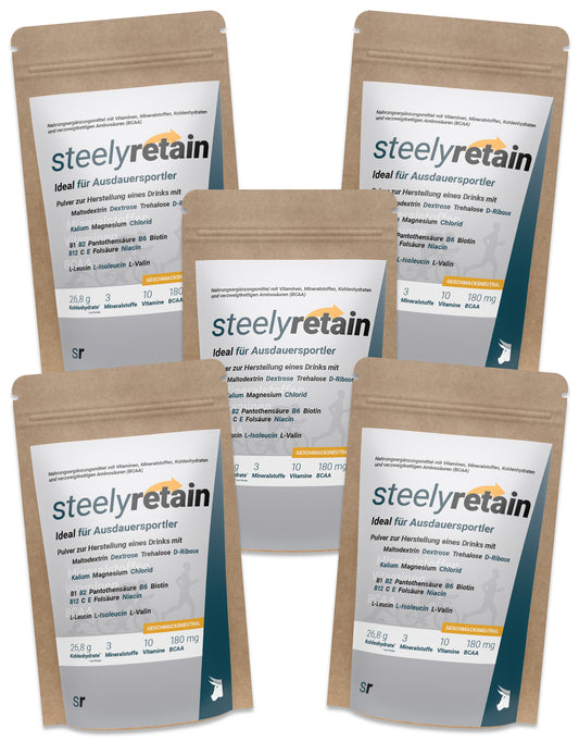 SteelyRetain 5x 30g Portionsbeutel