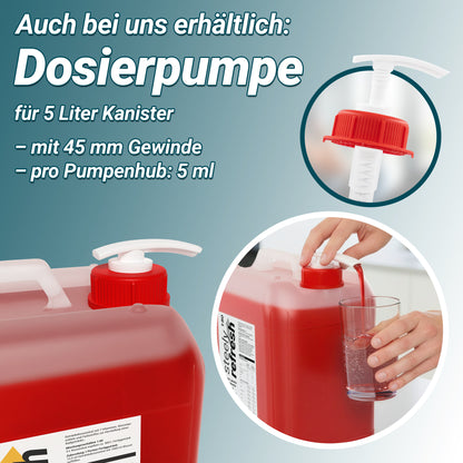 Dosierpumpe 5 Liter Kanister (1 Stk.) 45mm Gewinde