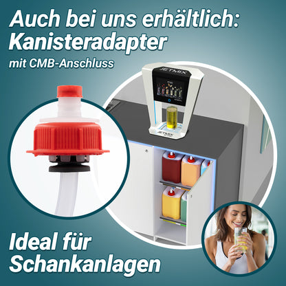 Adapter 5 Liter Kanister (1 Stk.) 45mm Gewinde - Schankanlage